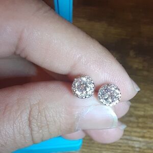 925 Silver Moissanite Earrings